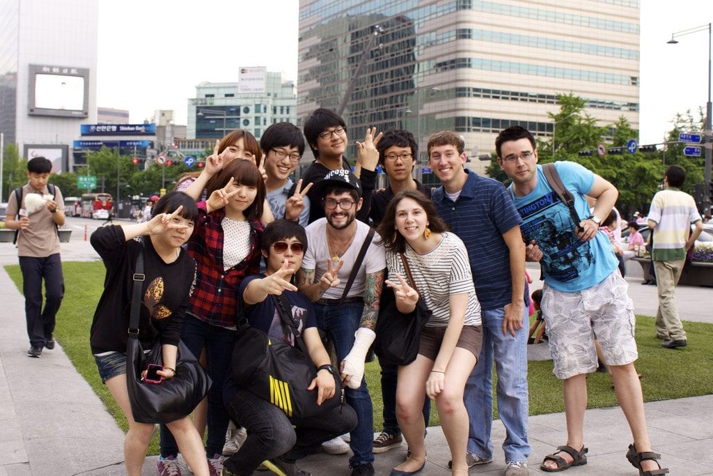 Study Abroad in South Korea people